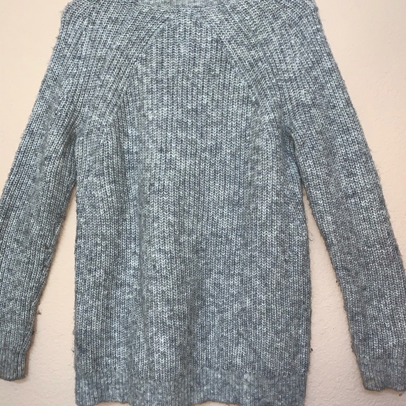 Cynthia Rowley Gray Wool Blend Sweater Medium - Picture 9 of 10